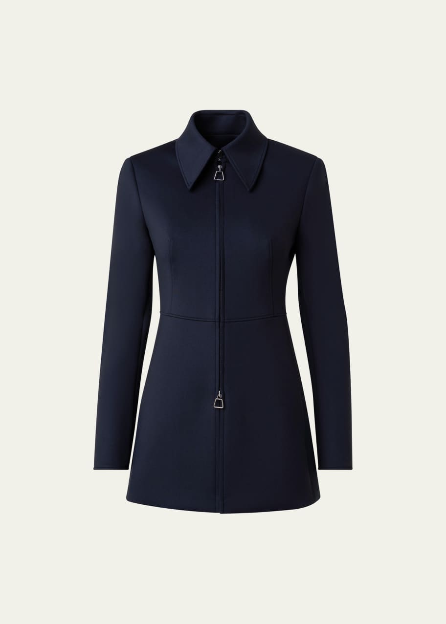 Fitted top coat top