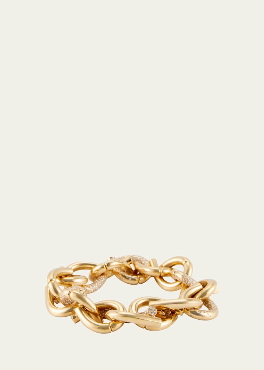 Image 1 of 1: Fairmiend Yellow Gold Oera Bracelet with Diamonds