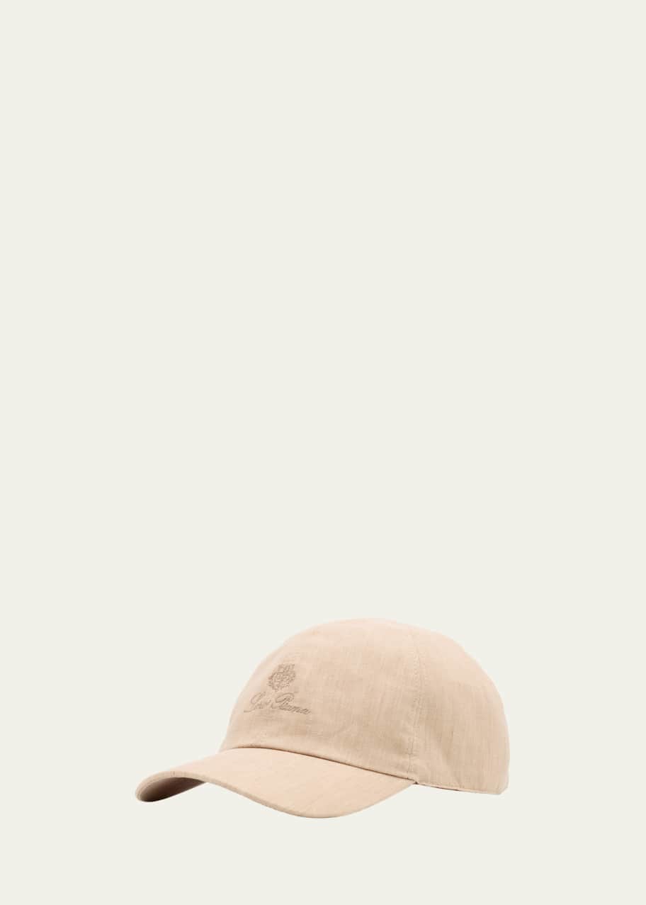 Loro Piana Men's Linen 6-Panel Baseball Hat - Bergdorf Goodman