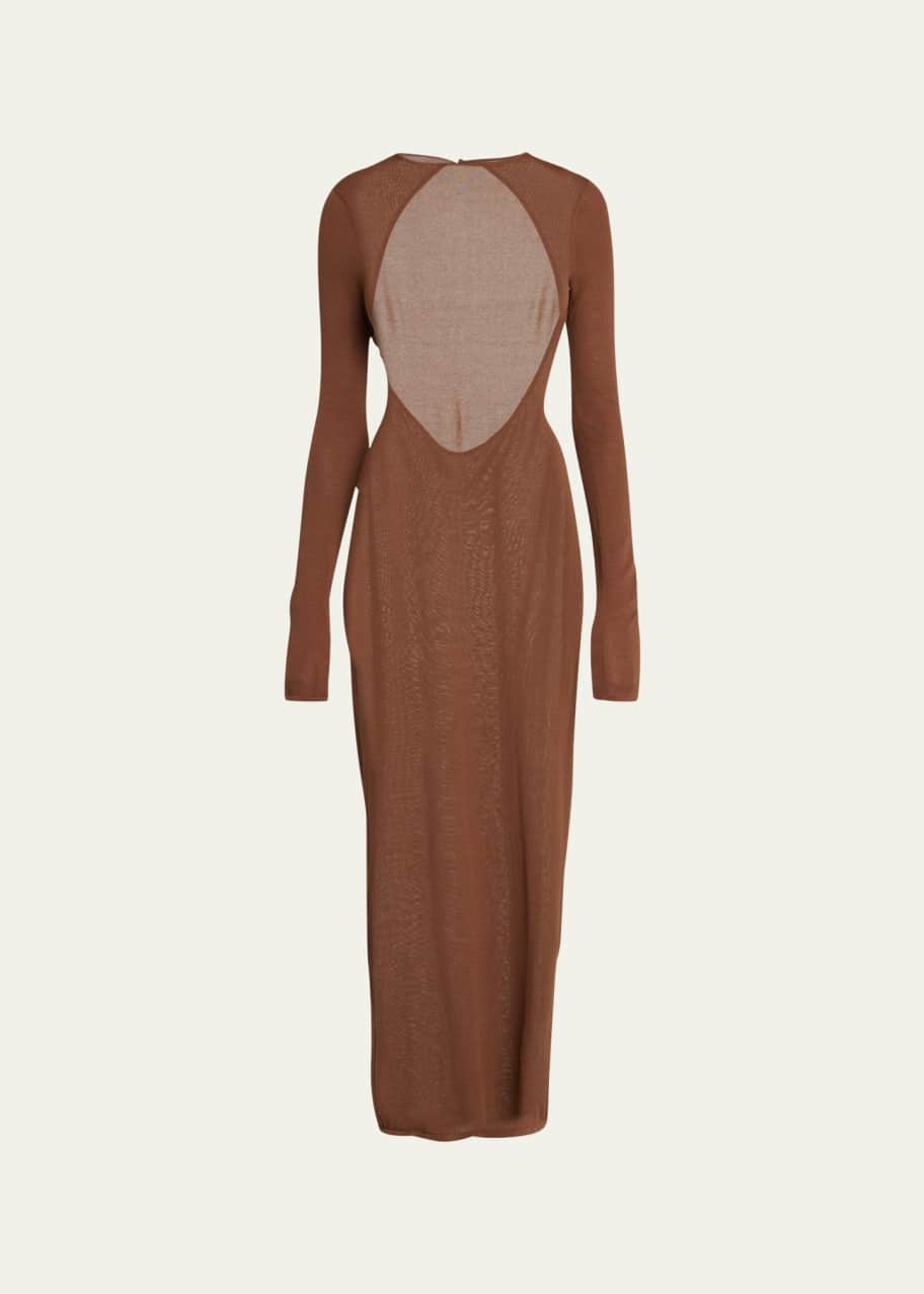 SIR Eva Knit Open-Back Midi Dress - Bergdorf Goodman