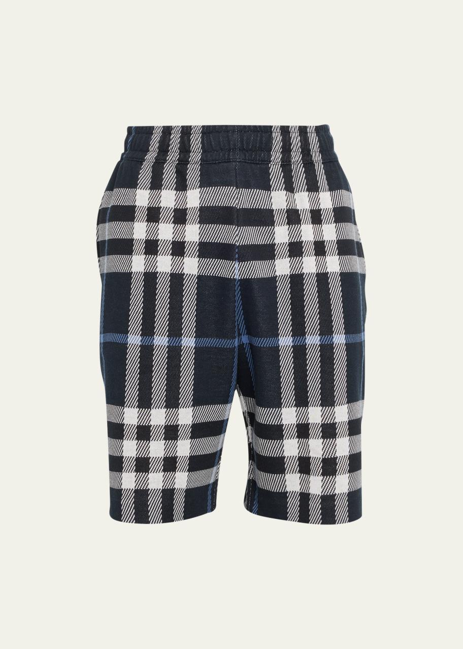 Burberry Men's Terry Check Shorts - Bergdorf Goodman
