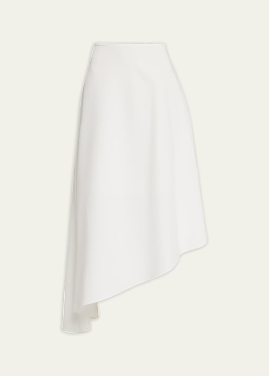 Image 1 of 1: Finesse Crepe Asymmetric Skirt