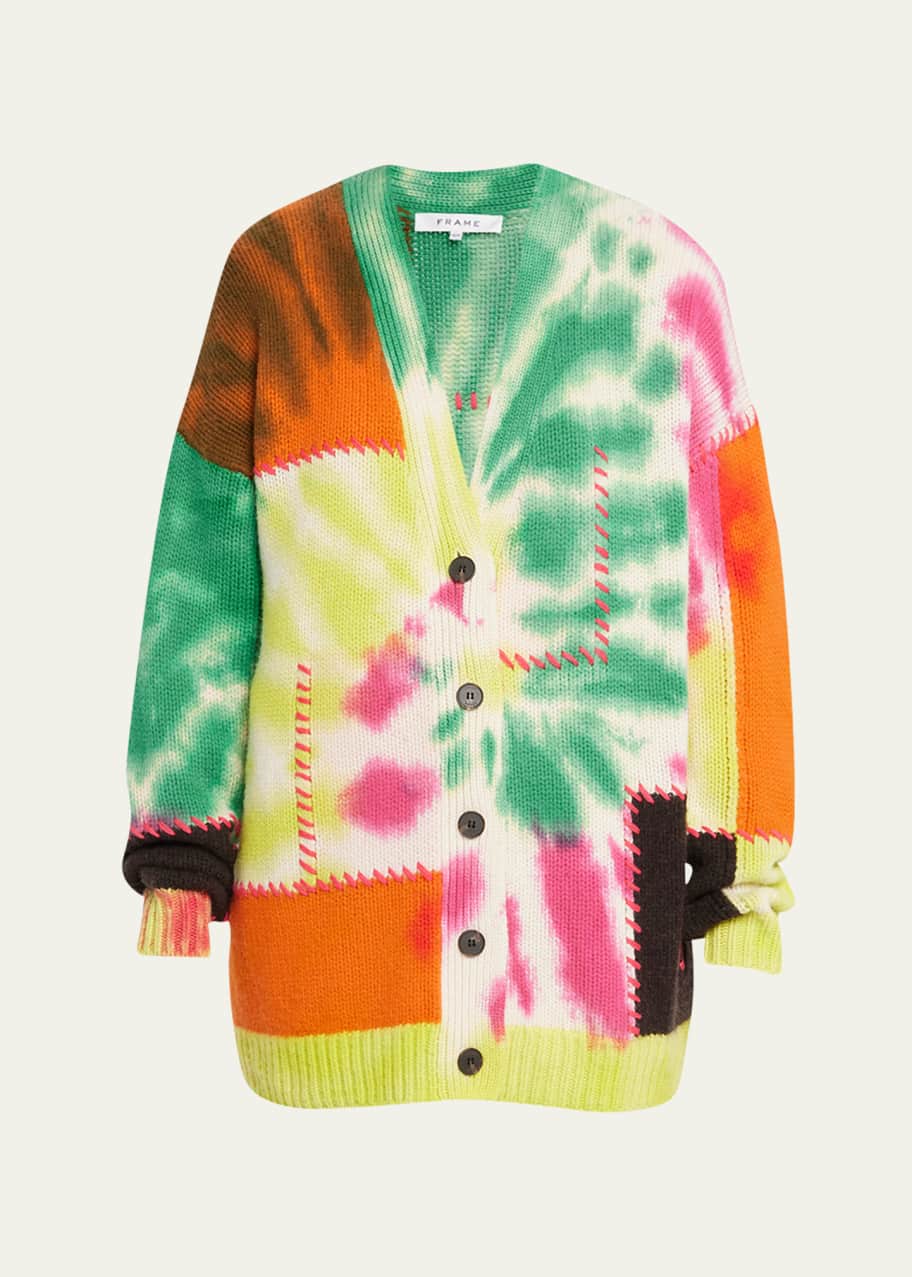 MSGM Tie kestrel dye Cardigan
