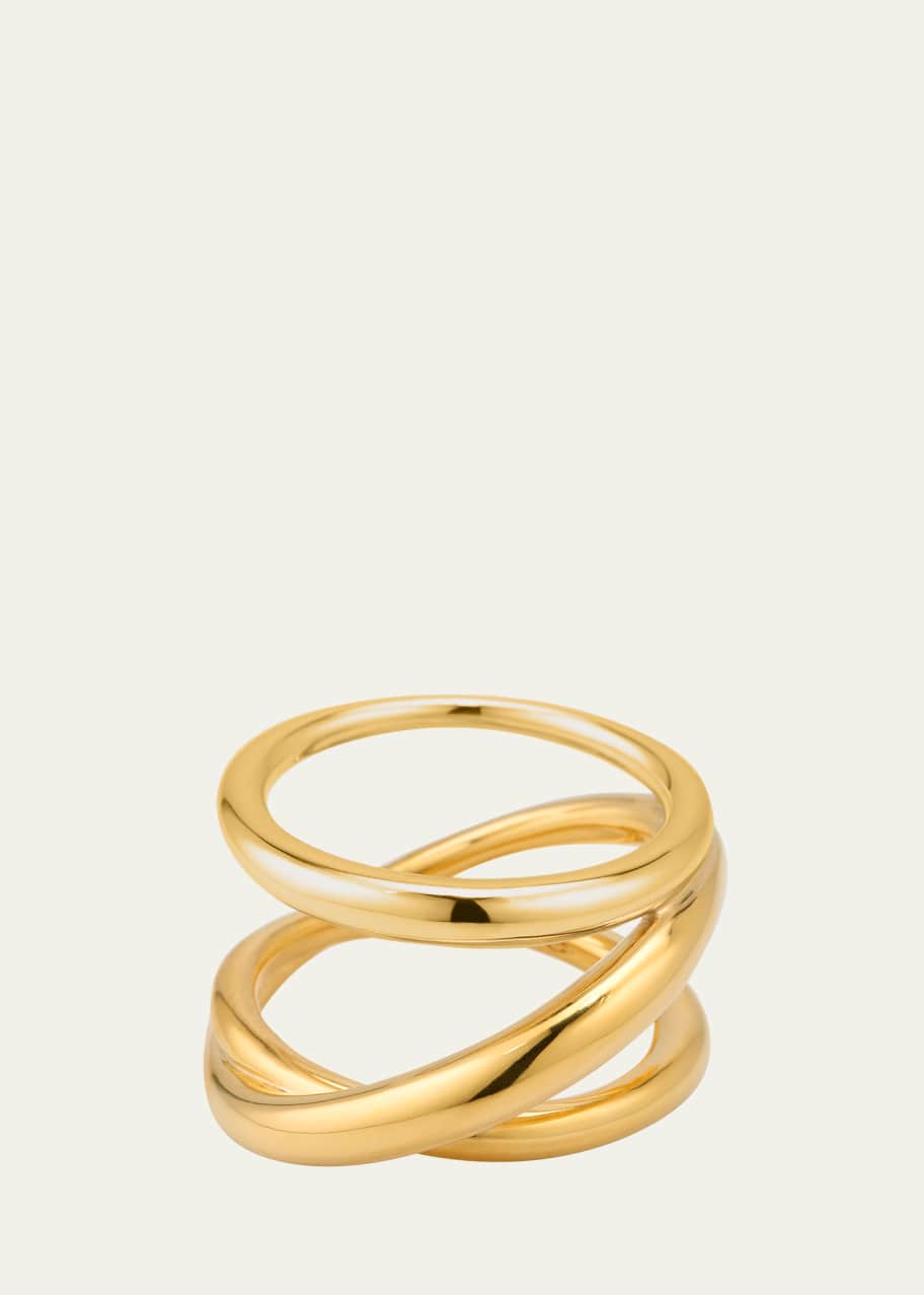 Image 1 of 1: Two-Tone Bague Triplet Ring
