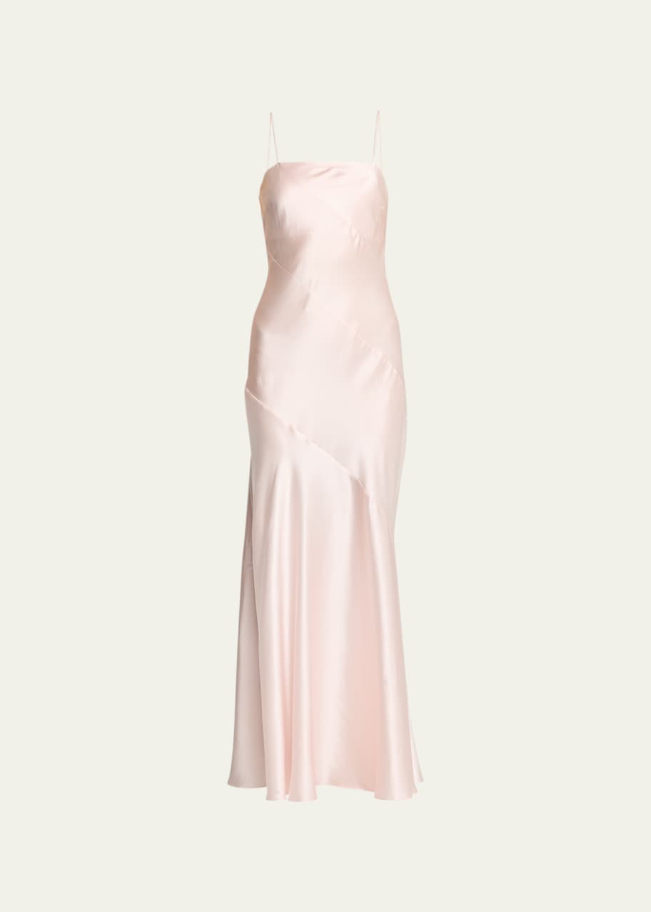 silk dress bias cut Exquisite! 1930s Satin Slip  Honeywood where every detail whispers of love and light LoveShackFancy Oaklynn Bias-Cut Bow Silk