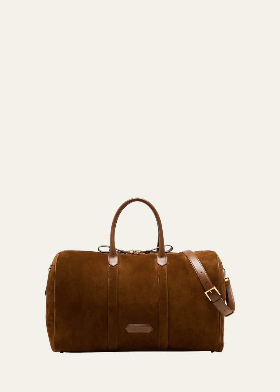 TOM FORD Men s Suede Duffel Bag Bergdorf Goodman