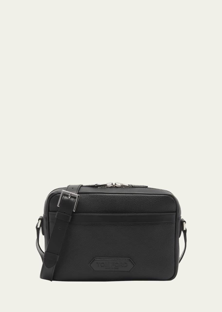 【関税＆送料込み】Tom Ford Small Leather Crossbody Bag TOM FORD Men's Small Zip Leather Crossbody Bag - Bergdorf