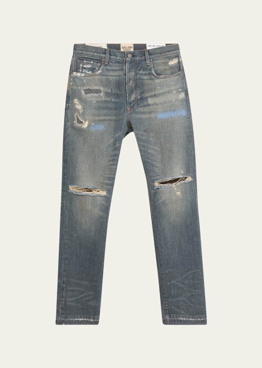 Image 1 of 1: Men's STARR 5001 Distressed Jeans