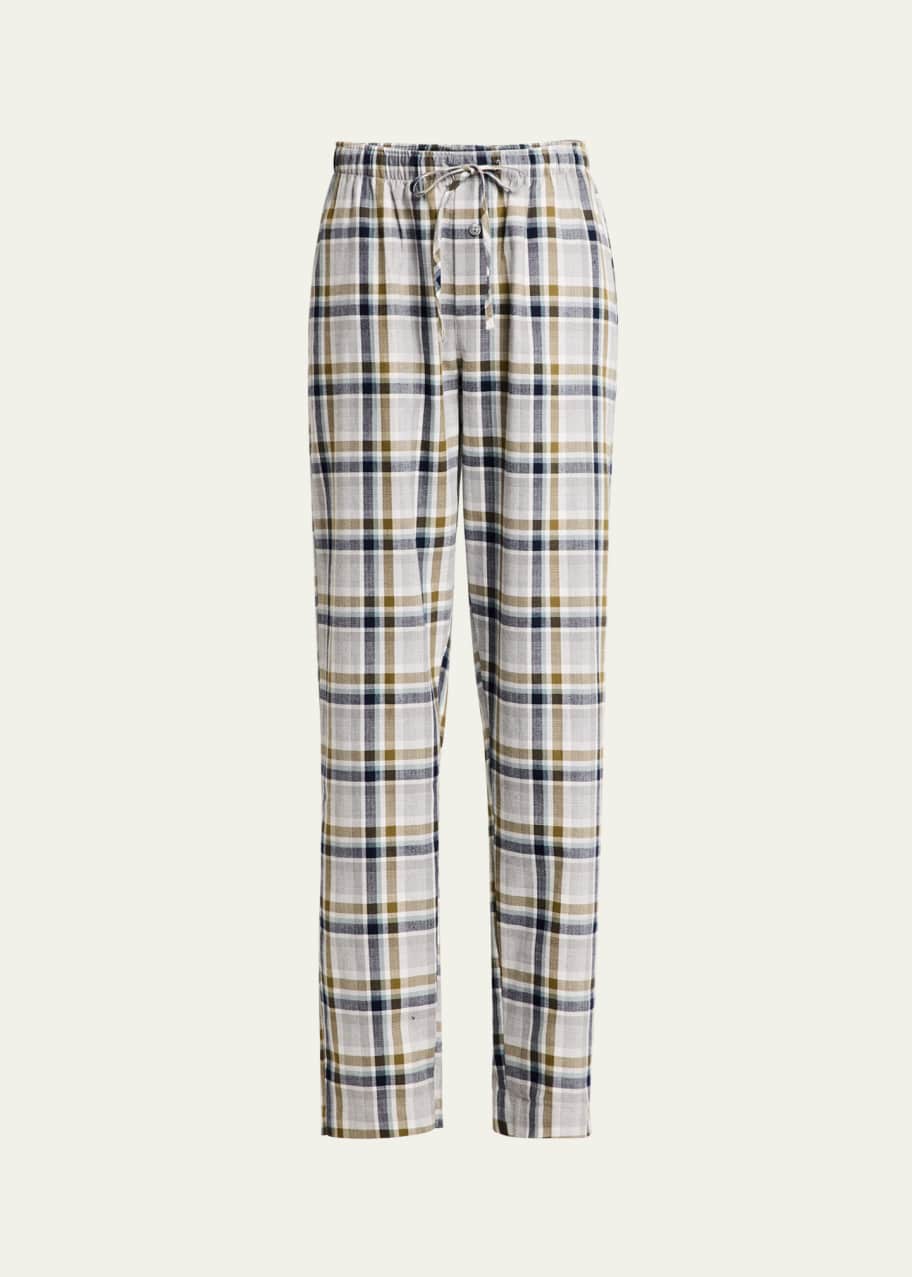 Image 1 of 1: Men's Cozy Comfort Flannel Pajama Pants