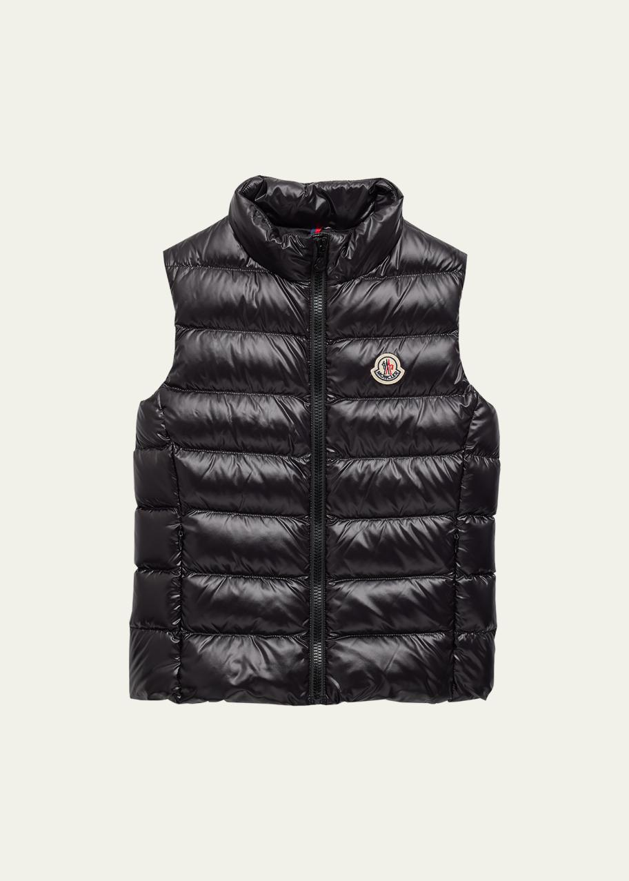 Moncler Kid's Ghany Quilted Puffer Down Vest, Size 4-6 - Bergdorf