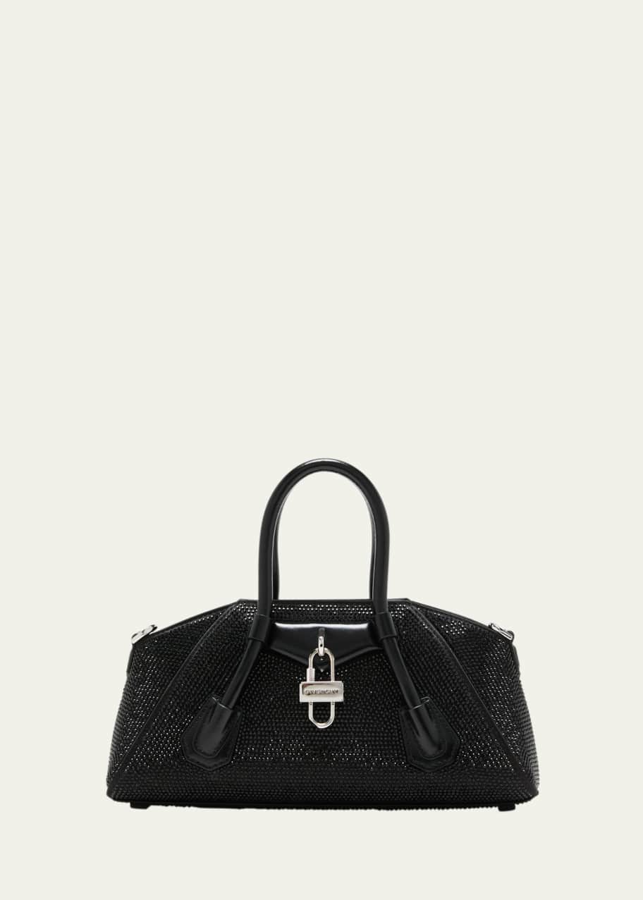 Givenchy Antigona Stretch Mini Top Handle in Satin Strass Bergdorf Goodman