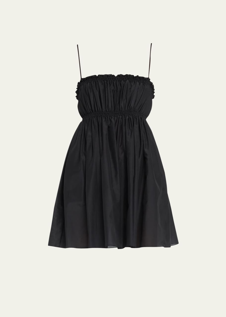 Image 1 of 1: Shirred Empire Mini Dress