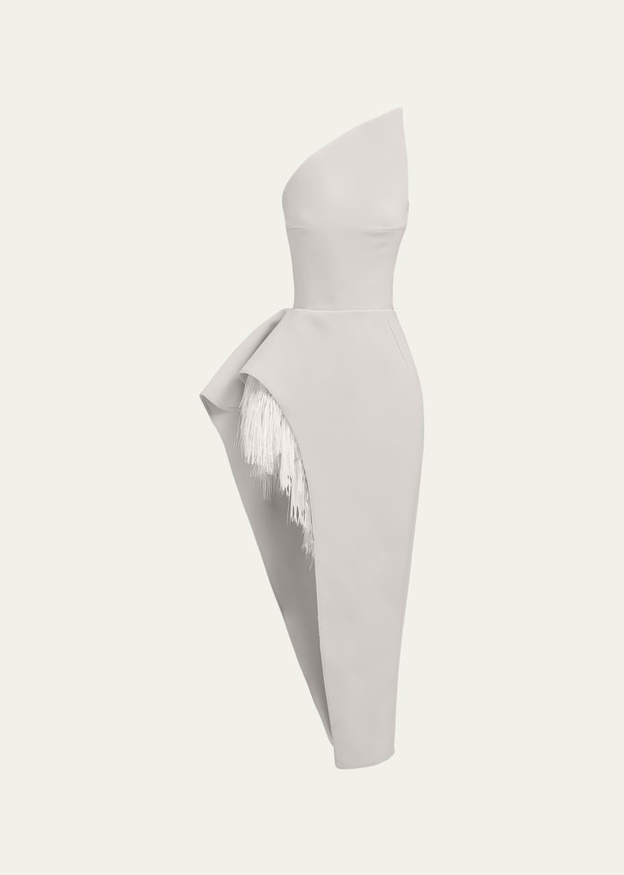 Maticevski Medusa Asymmetric Structured Strapless Midi Dress - Bergdorf  Goodman