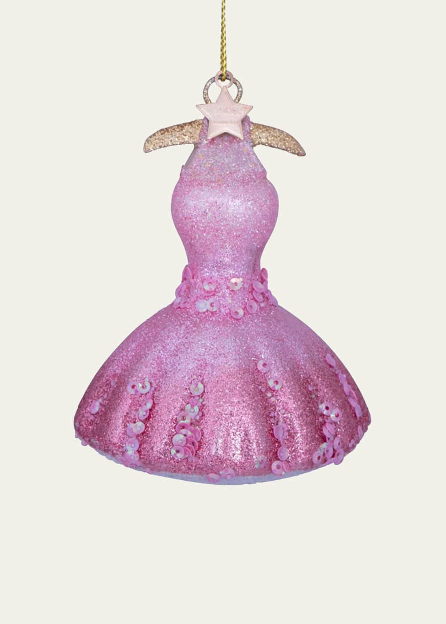 Vondels Pink Decorated Dress Christmas Ornament - Bergdorf Goodman