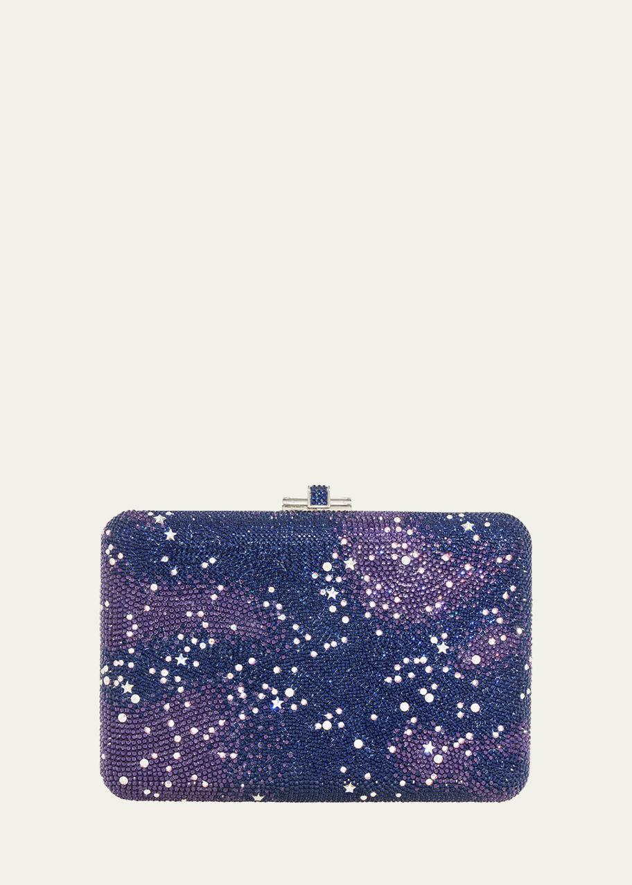 Judith Leiber Couture Slim Slide Galaxy Clutch With Removable Shoulder ...