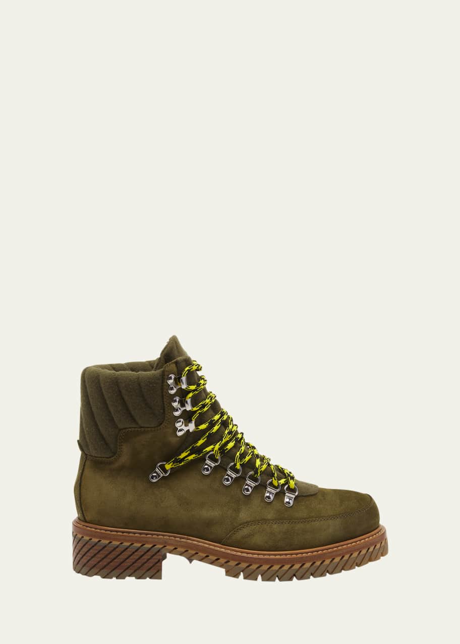 Off White Men s Gstaad Suede Lace Up Boots Bergdorf Goodman