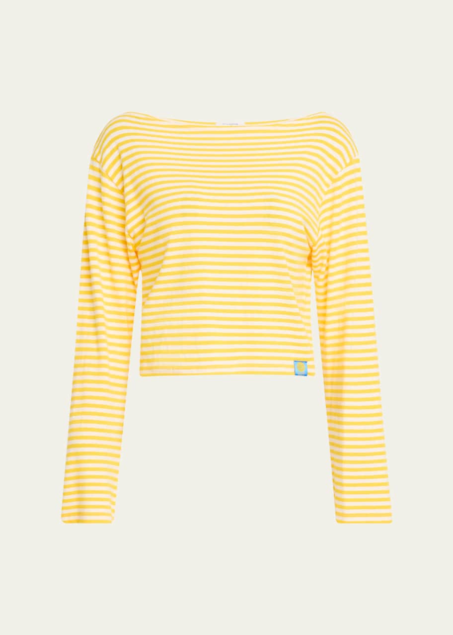 Image 1 of 1: The Skipper Bell Striped Top