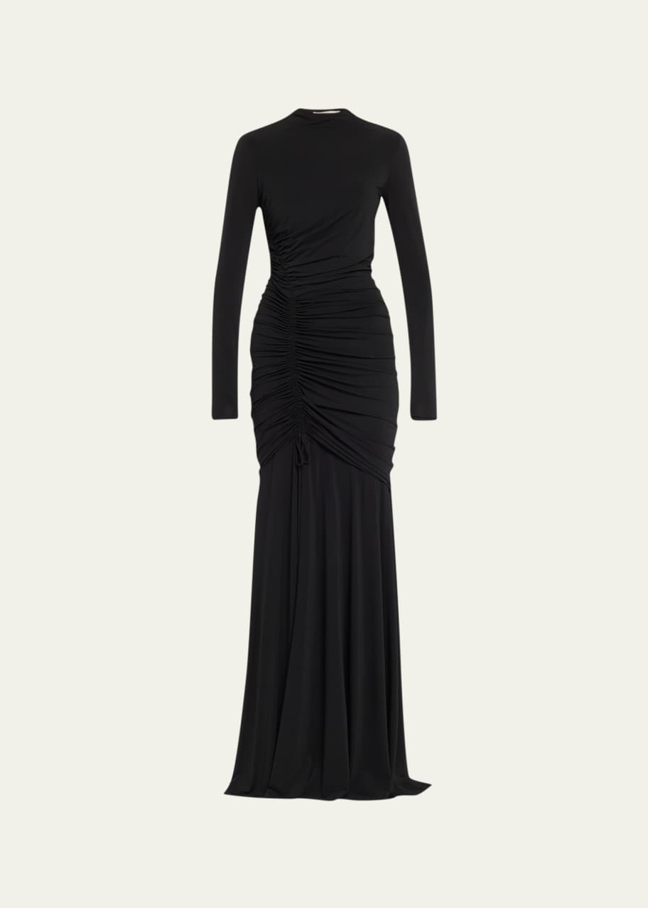 Jason Wu Collection Ruched High Neck Jersey Gown Bergdorf Goodman