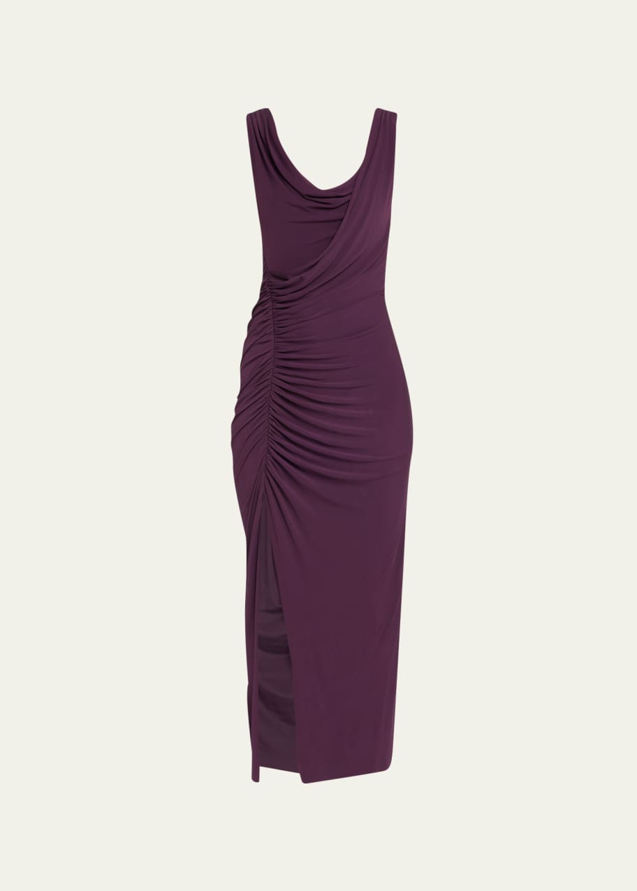 picot trimmed jersey dress COUCOU The Picot Dress | White | Size XL