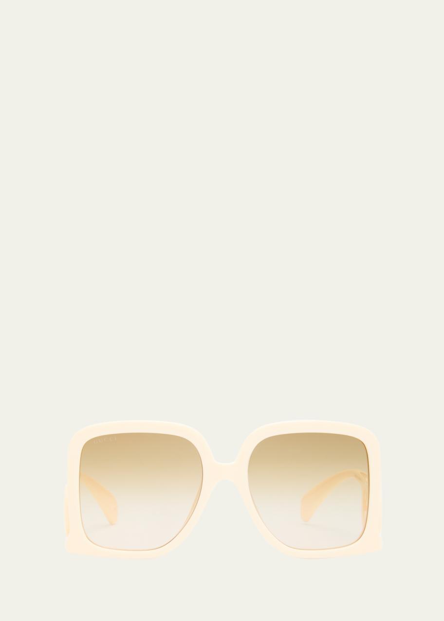 Gucci Gradient GG1326S Square Plastic Sunglasses - Bergdorf Goodman