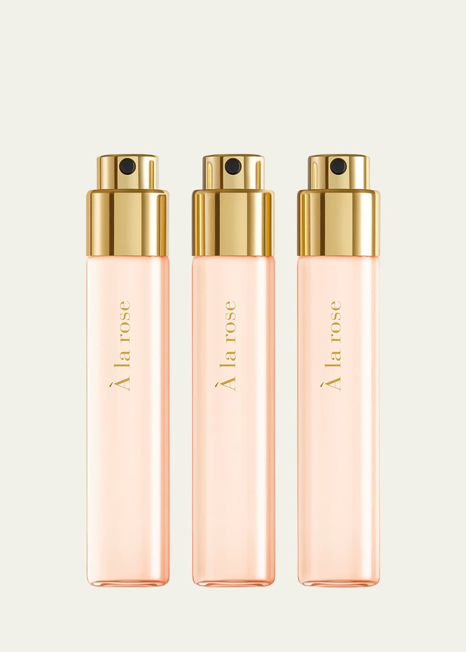 Image 1 of 1: À la Rose Eau de Parfum, 3 x 0.37 oz.