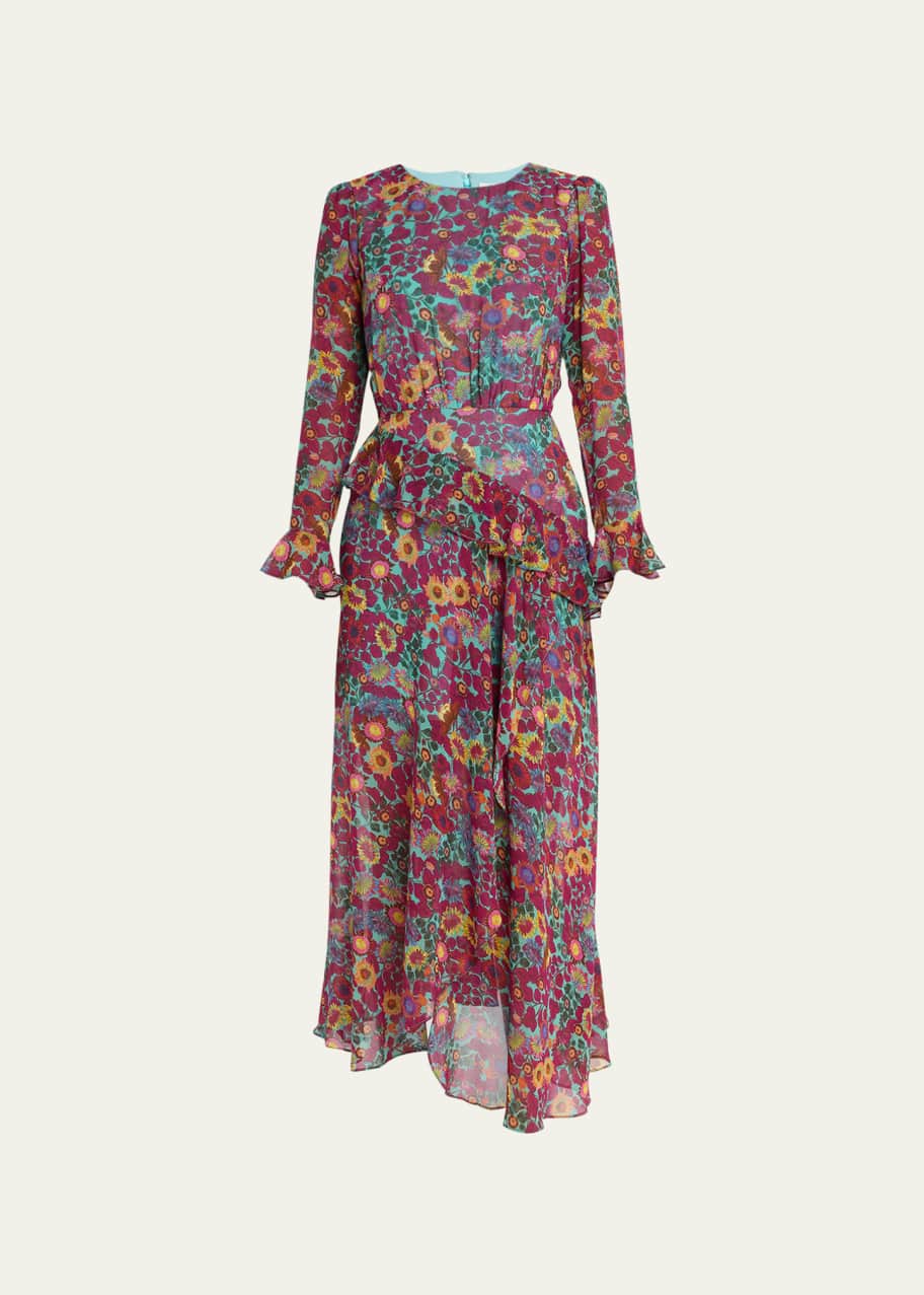 chinese dress ladies Jolene Midi Dress – Hemline Nashville main image 0