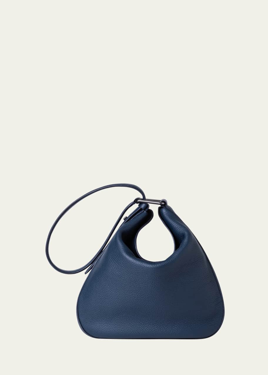 Akris Anna Medium Leather Hobo Bag - Bergdorf Goodman