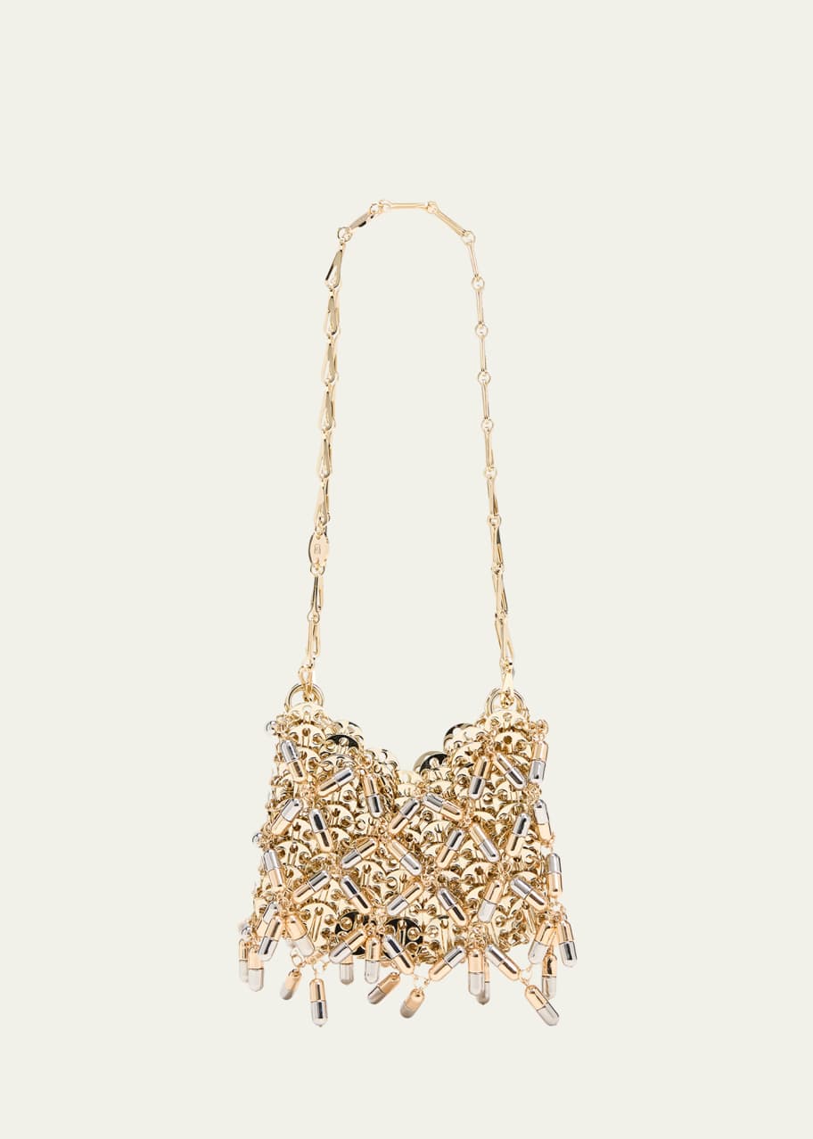 パコラバンヌ　ゴールド1969nano nag Iconic gold nano 1969 bag – Rabanne