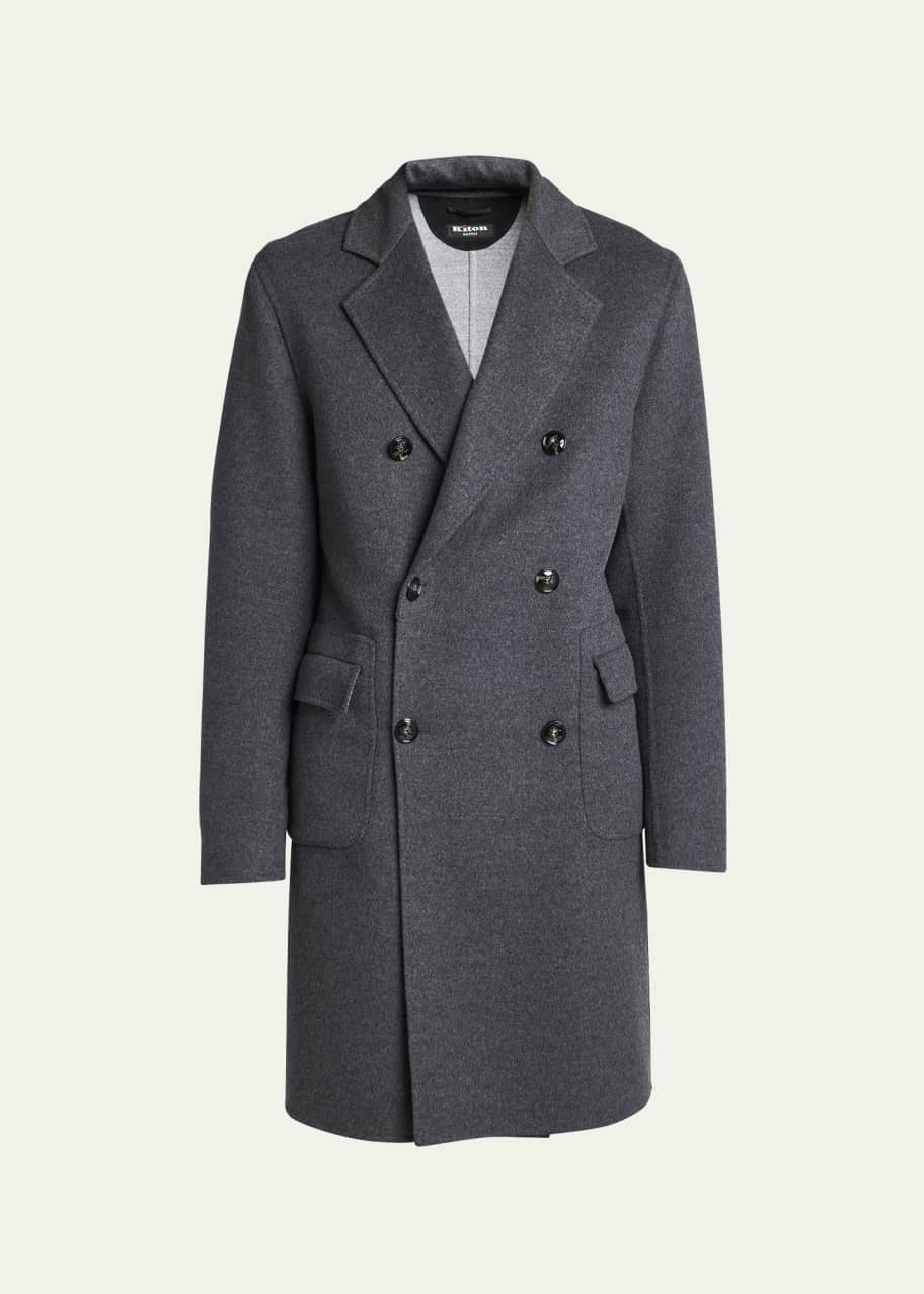 Barrington's - Wool Cashmere Twill Double Breasted Coat