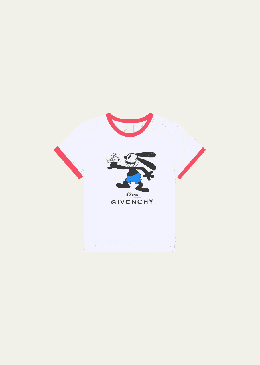 Givenchy x Disney Oswald Graphic-Print T-Shirt, Size 6-14