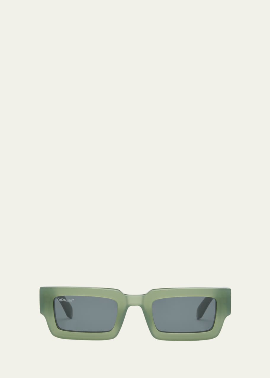 Image 1 of 1: Lecce Acetate Rectangle Sunglasses