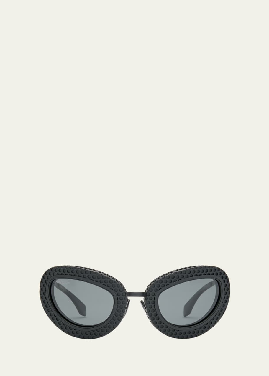 Image 1 of 1: Tokyo Acetate & Metal Alloy Cat-Eye Sunglasses
