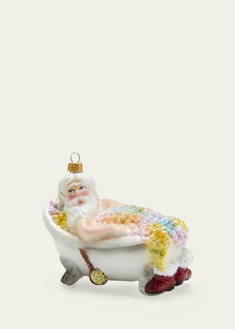 Koronex Bathtub Santa Christmas Ornament Bergdorf Goodman