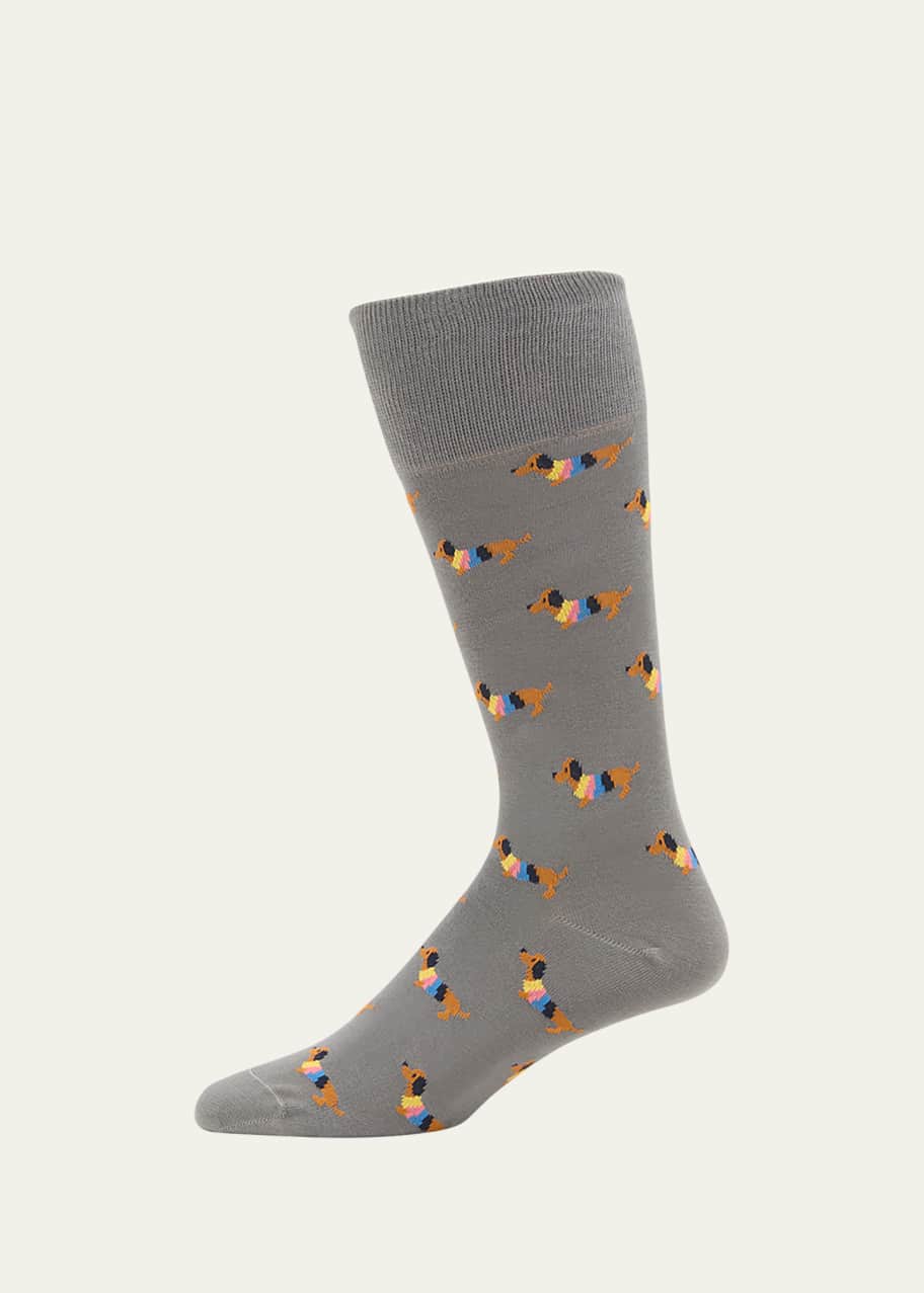 Image 1 of 1: Men's Cody Dog Crew Socks