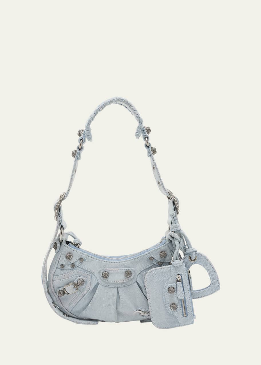 送料込 BALENCIAGA Le Cagole XS Shoulder Bag Denim Medium-6713092109U4715_F.jpg?v=10