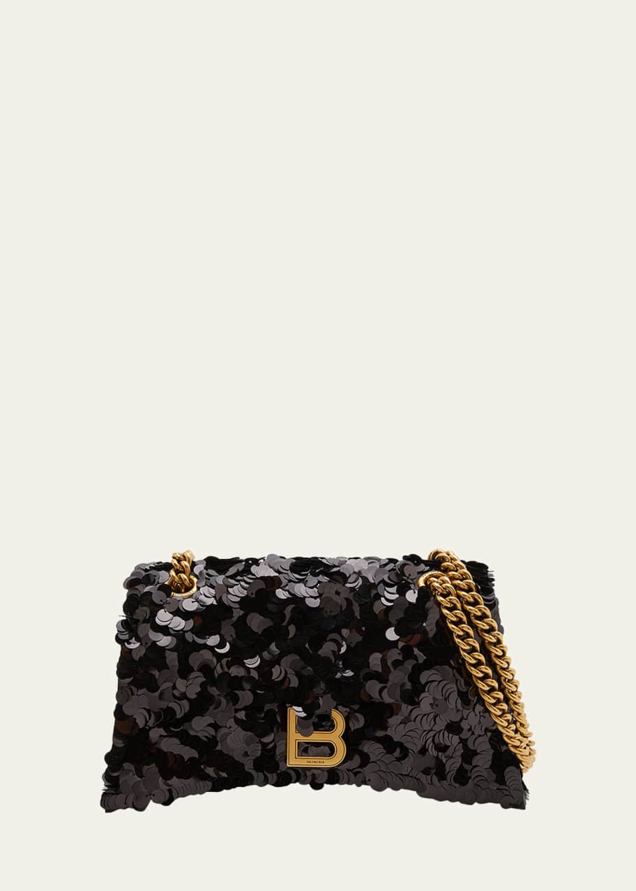 Image 1 of 1: Crush Small Sequins Chain Shoulder Bag