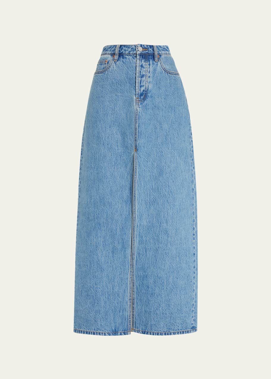 Image 1 of 1: Lima Denim Maxi Skirt