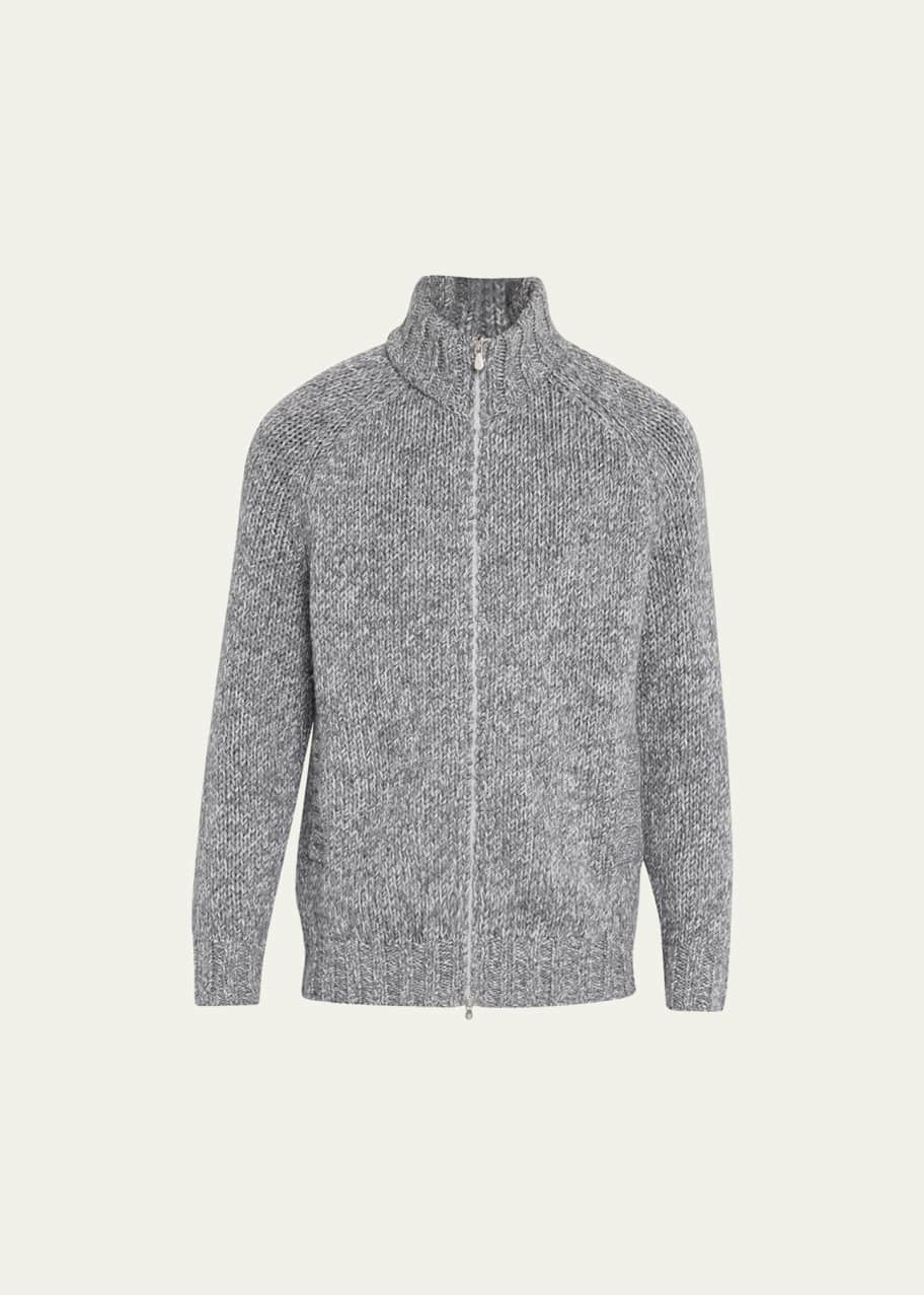 Brunello Cucinelli Men's Knit Full-Zip Cardigan Sweater - Bergdorf