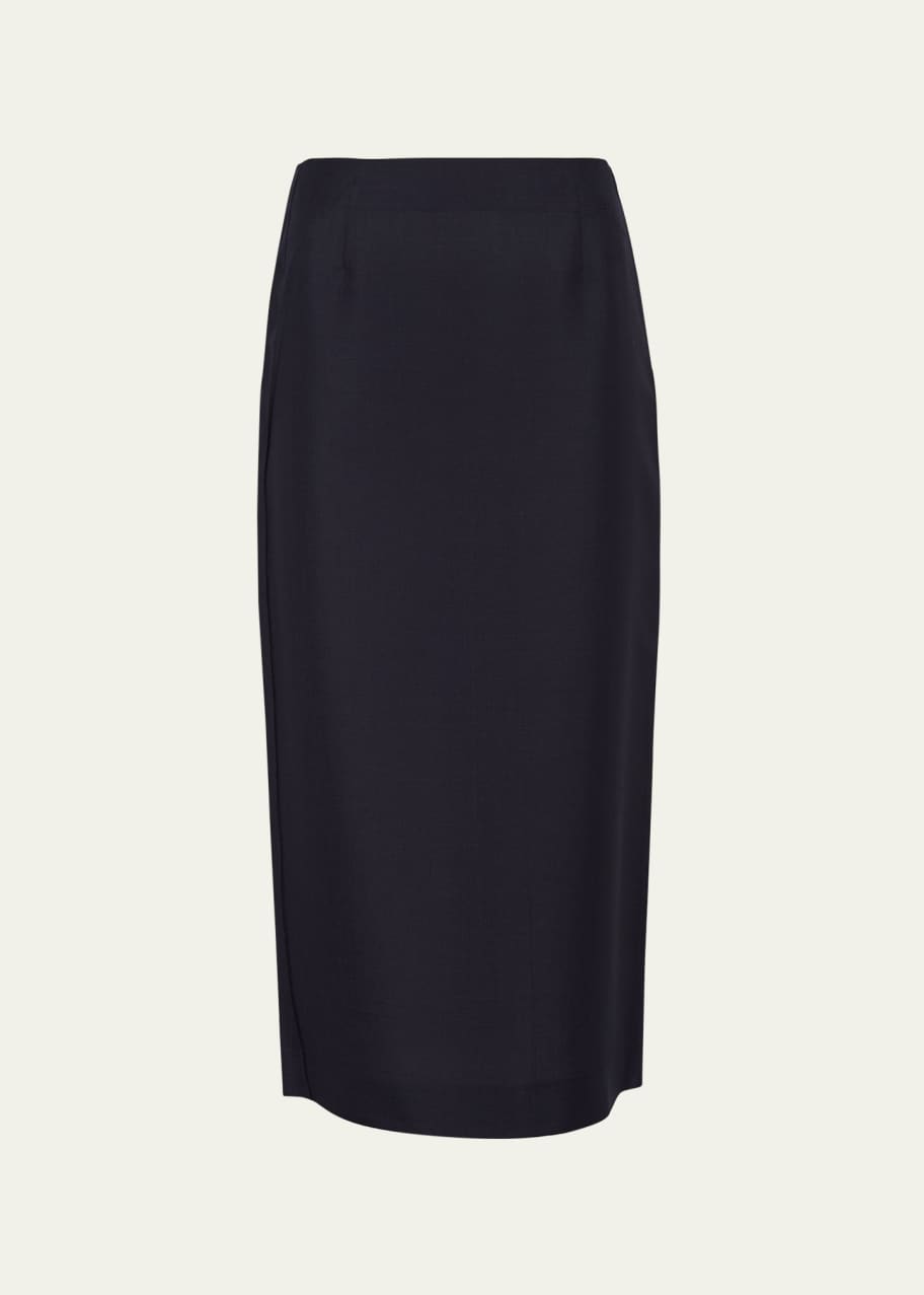 Prada Mohair Pencil Midi Skirt - Bergdorf Goodman