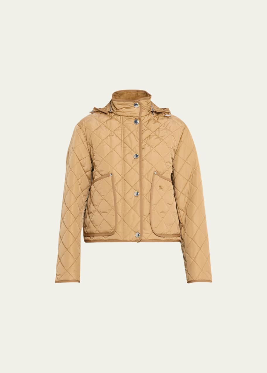 Burberry lyle quilted snap jacket discount