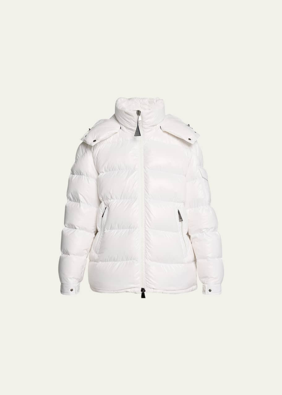 Moncler Maire Shiny Puffer Jacket with Removable Hood - Bergdorf