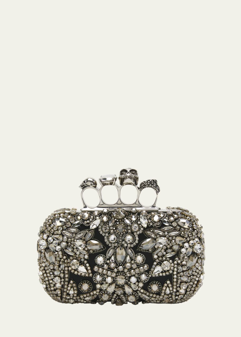 Alexander McQueen Skull Exploded Jewel Clutch Bag Bergdorf Goodman