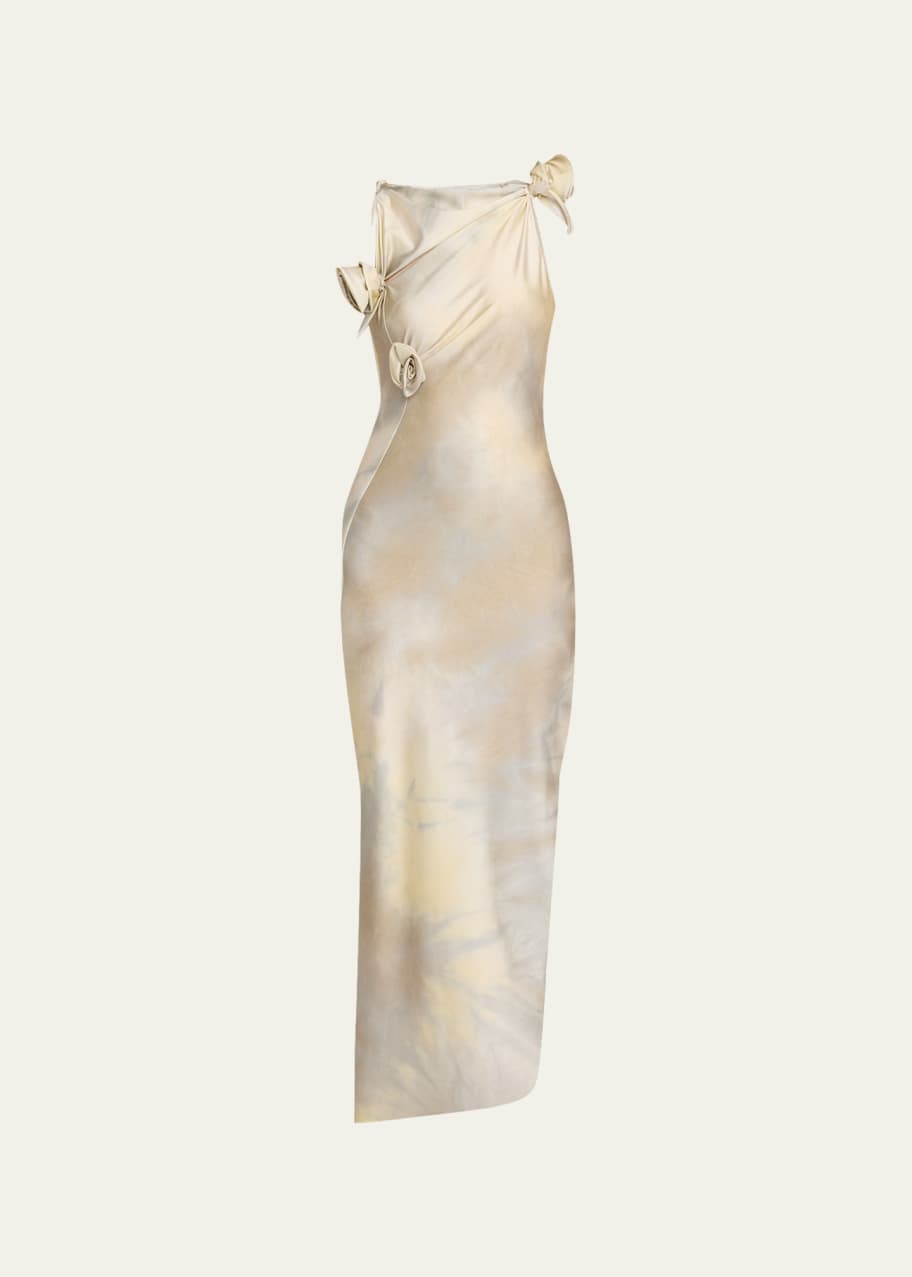 Asymmetric Flower Gown – Coperni