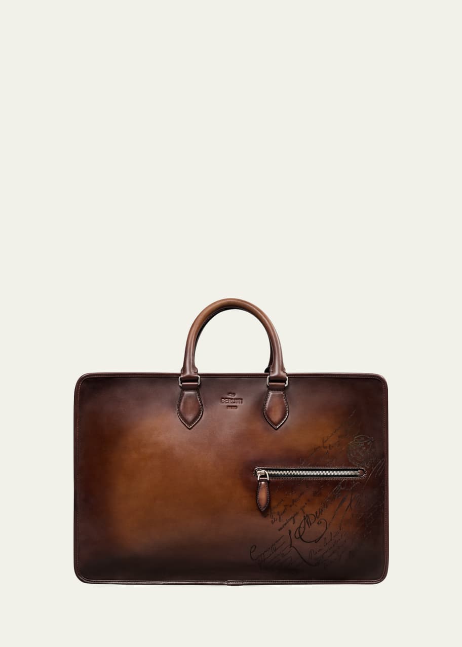 Image 1 of 1: Men's 3 Nuits Neo Leather Briefcase