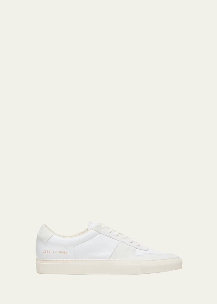 Common Projects Men s Bball Duo Leather Low Top Sneakers Bergdorf Goodman