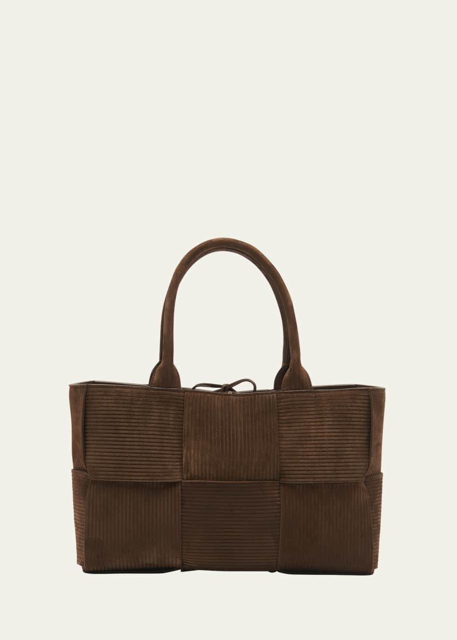 Bottega veneta arco tote suede shop