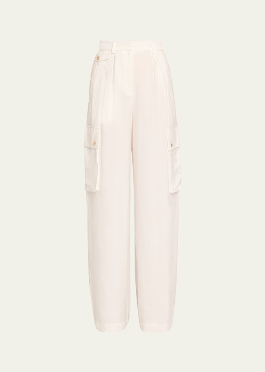 Image 1 of 1: Emil Wide-Leg Relaxed Cargo Pants