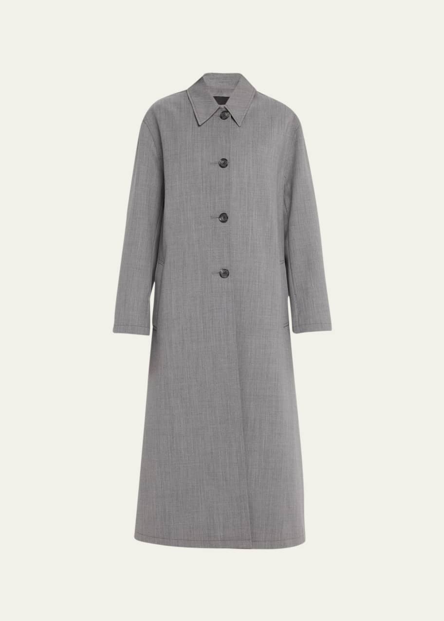 Nili Lotan Adrien Long Wool Duster Coat Bergdorf Goodman