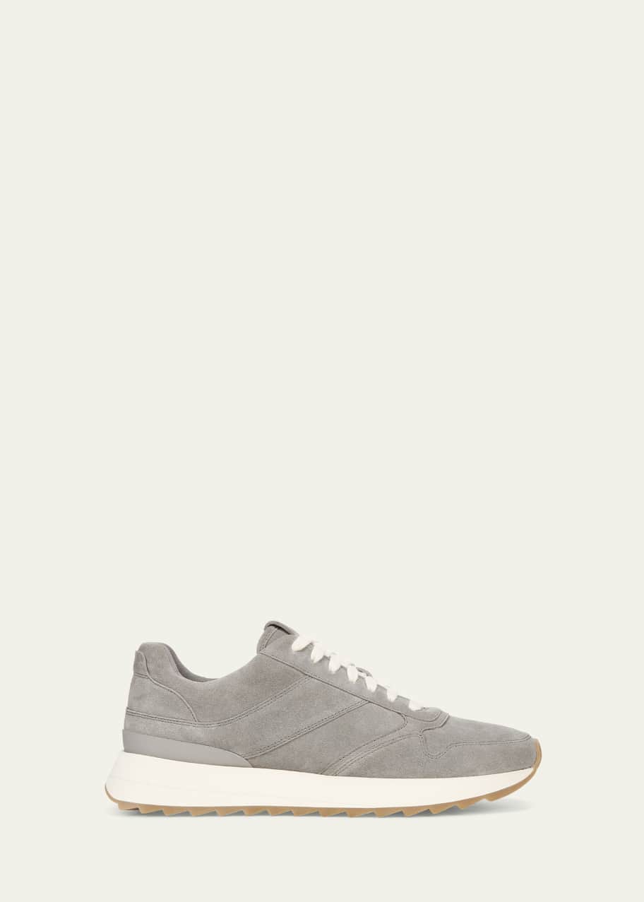 Vince grey suede sneakers deals