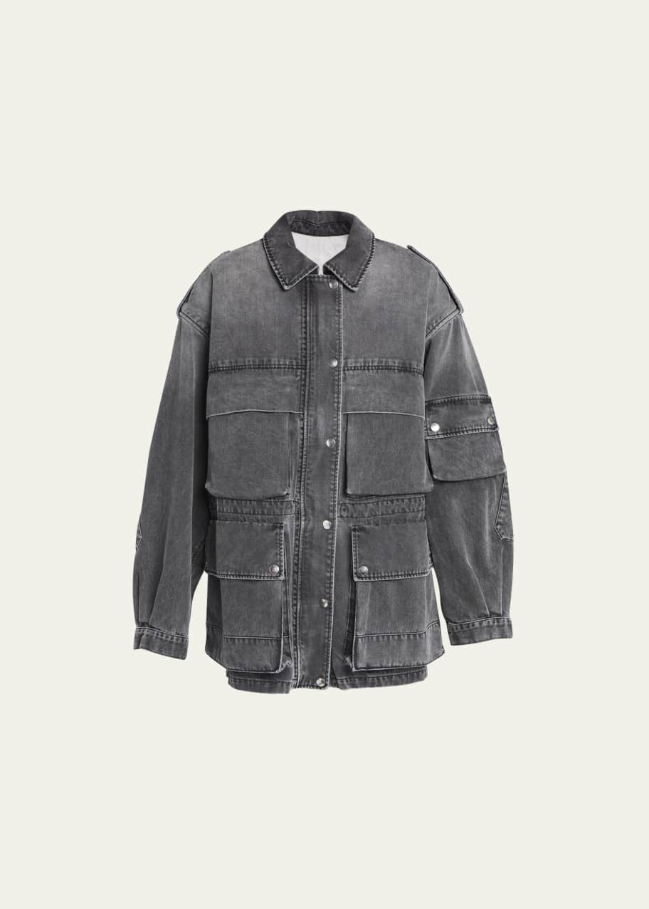 Isabel Marant Denim Utility Jacket - Women's 1